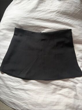 Micro mini black skirt